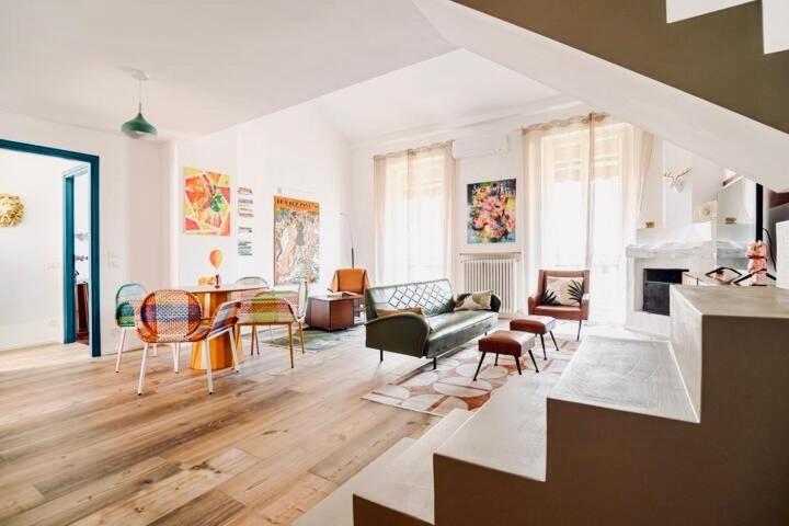 149 Borgo Ticino Suite Attico Di Lusso Con Terrazzo E Parking Privato Pavia Exterior foto